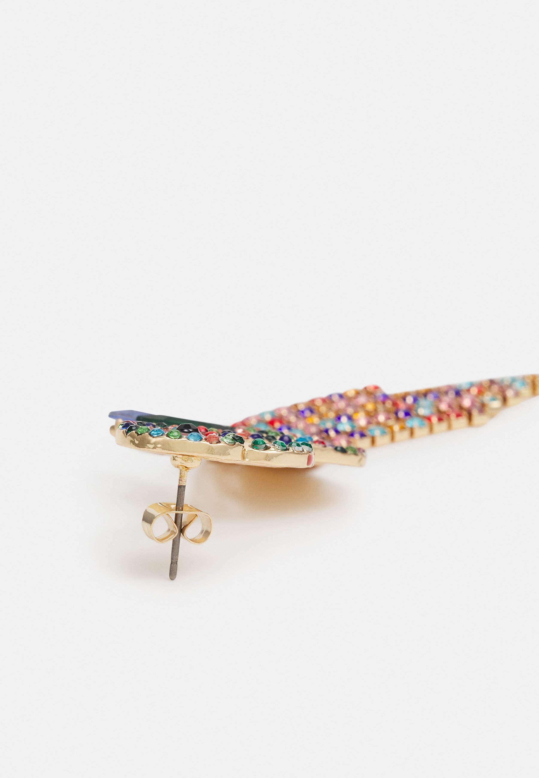 Øredobber - gold-coloured/multi-coloured Pieces PCNAJA EARRINGS - Øredobber - gold-coloured/multi-coloured
