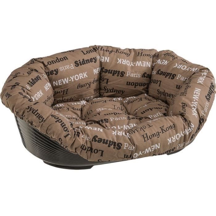 Cesta con cojín estampado - Tamaño S - 52 x 39 x 21 cm - FERPLAST