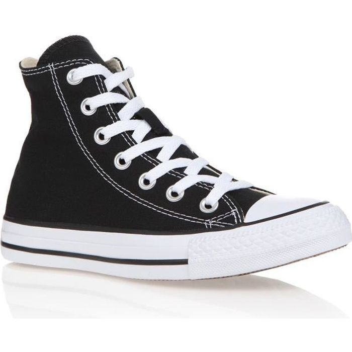 Zapatillas altas de lona CONVERSE, negras, unisex