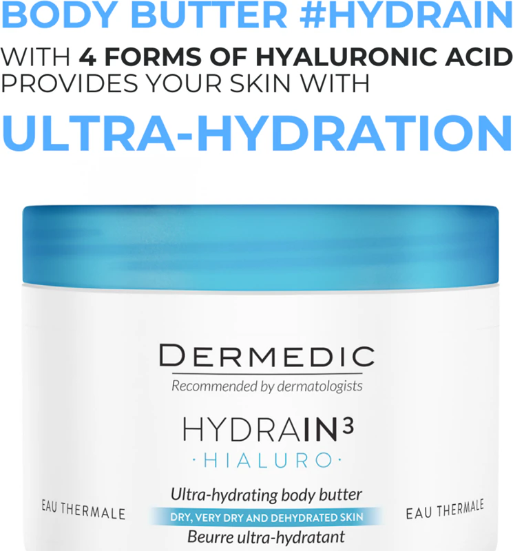 Dermedic Hydrain3 Hialuro Intenzivně hydratační tělové máslo