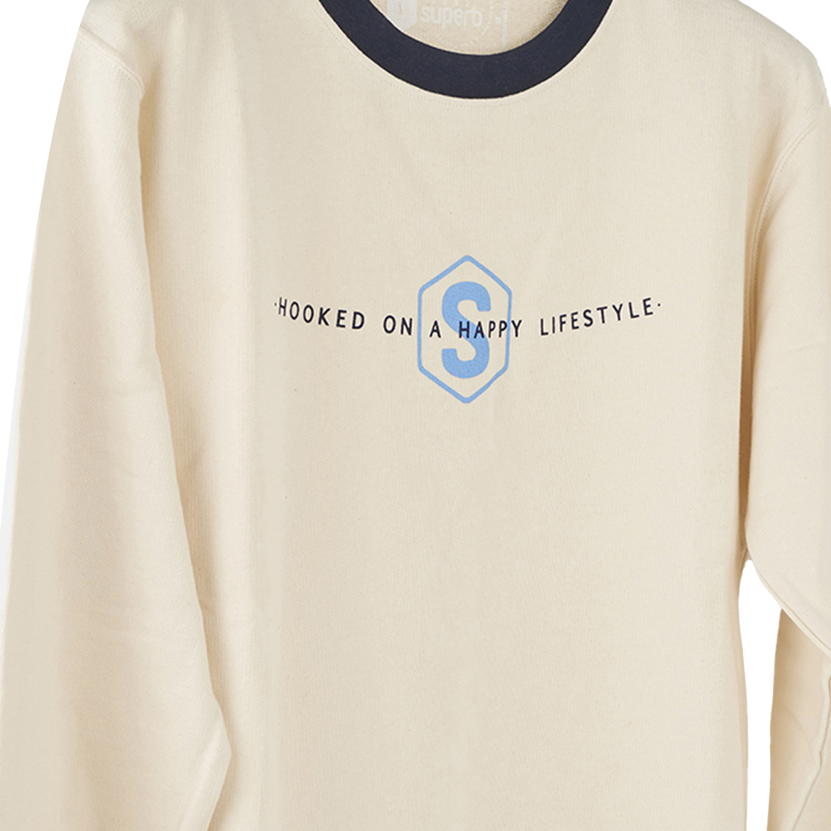  Sudadera Crew Behappy Sprbsu-2201