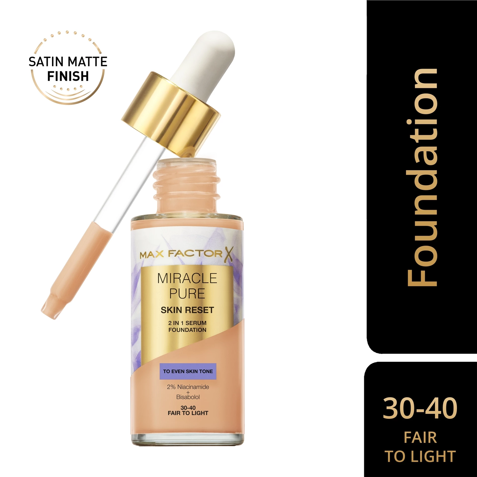 Fond de ten Miracle Pure Serum 2 Fair To Light - Max Factor