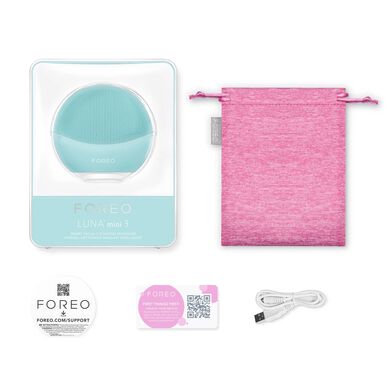 Foreo Luna Mini 3 Smart ansiktsrensende massasjeapparat Mint Rens- og massasjeapparat