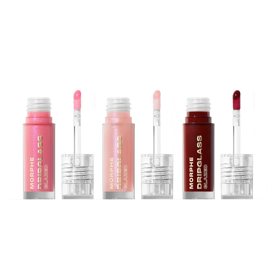 Trio de Mini Glosses Labiais Morphe Misbehaved Dripglass - 1 unidade