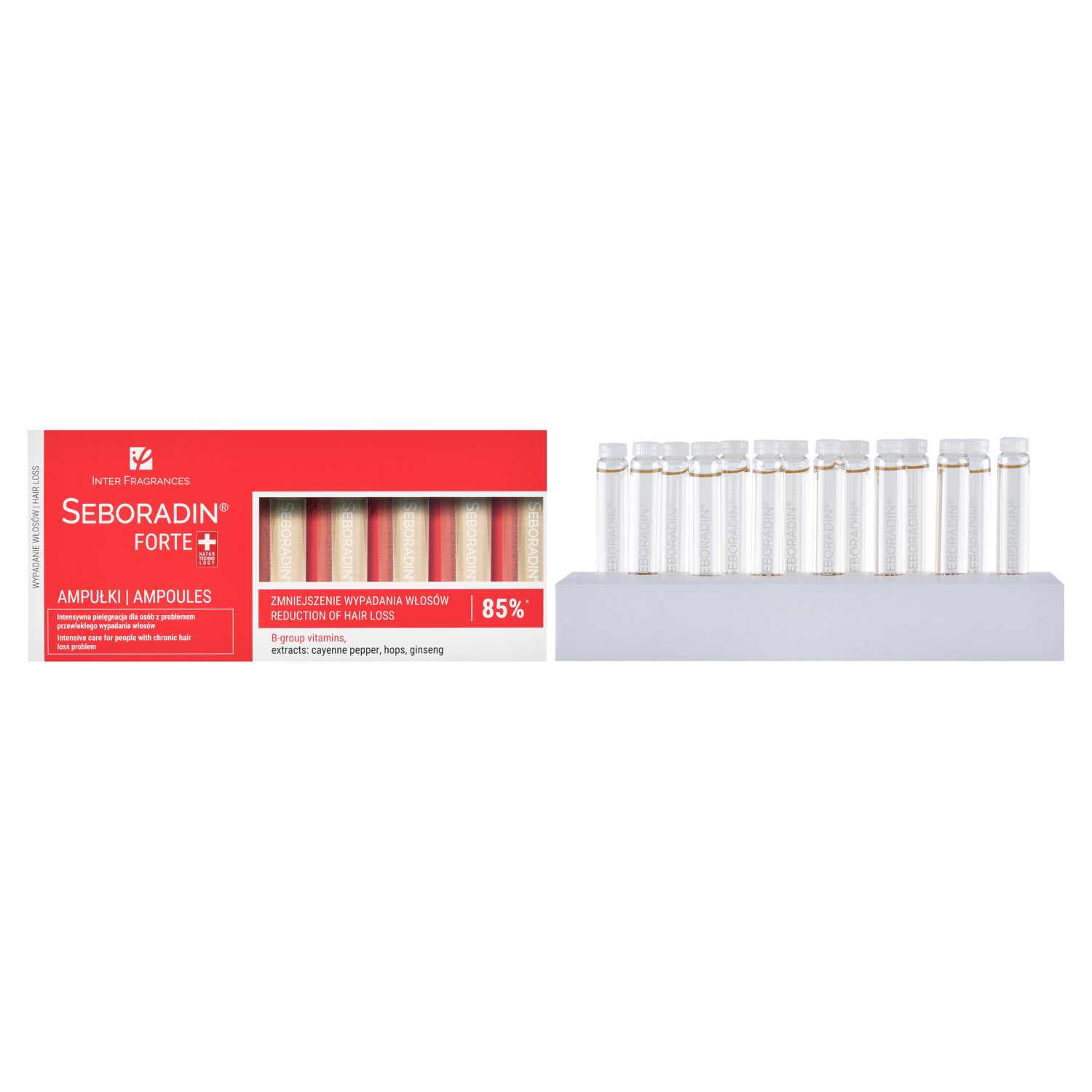 Seboradin anti-hair loss ampoules 14 pcs Forte
