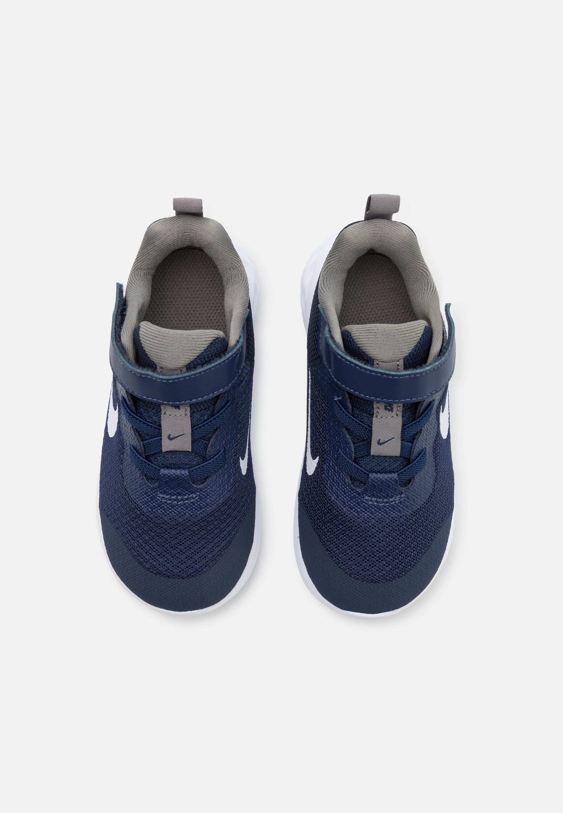 Nike Performance NIKE REVOLUTION 6 (TDV) - Straßenlaufschuhe - Mitternachtsblau/Weiß/Mattzinn