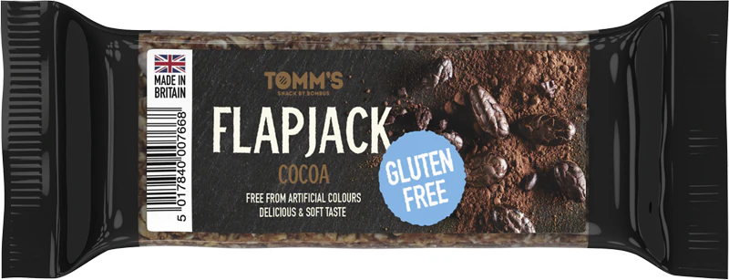 Bombus Tomm's Flapjack Sem Glúten - Palitos de Aveia Sem Glúten