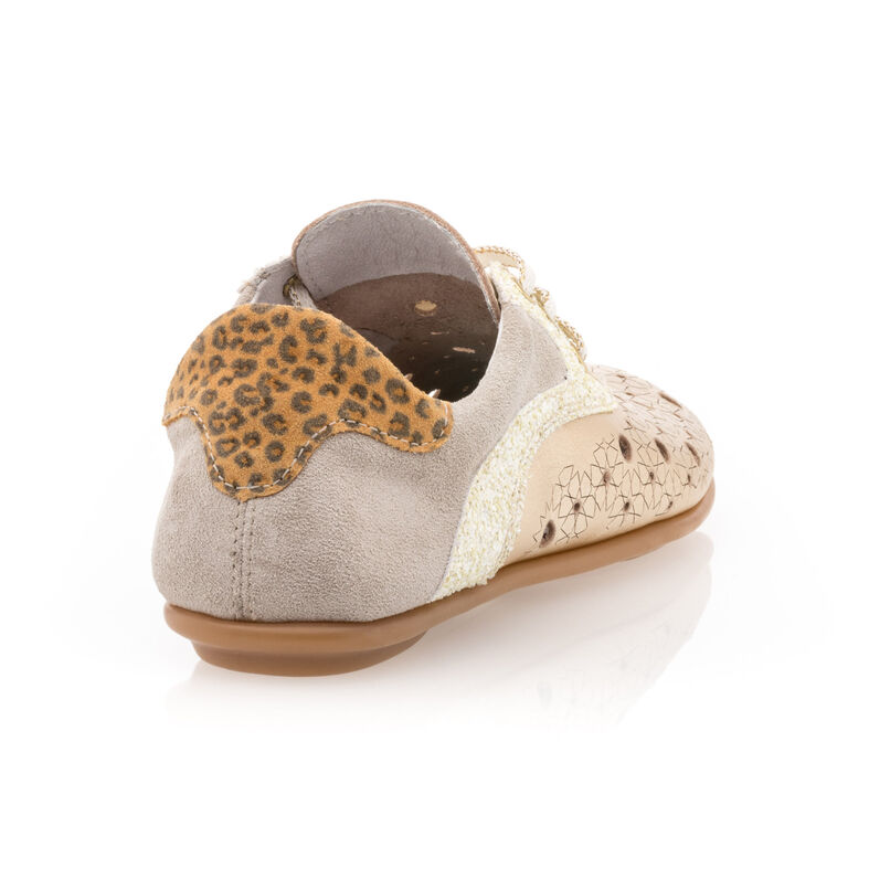 Żółte buty sznurowane damskie / buty typu derby