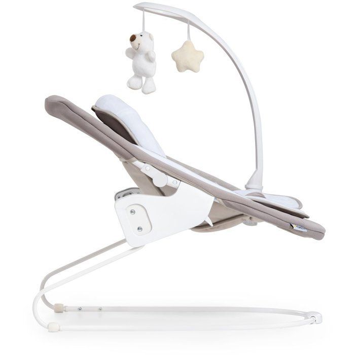 Cadeira de Descanso Infantil Hauck Alpha Deluxe com Arco de Brinquedos - Bege