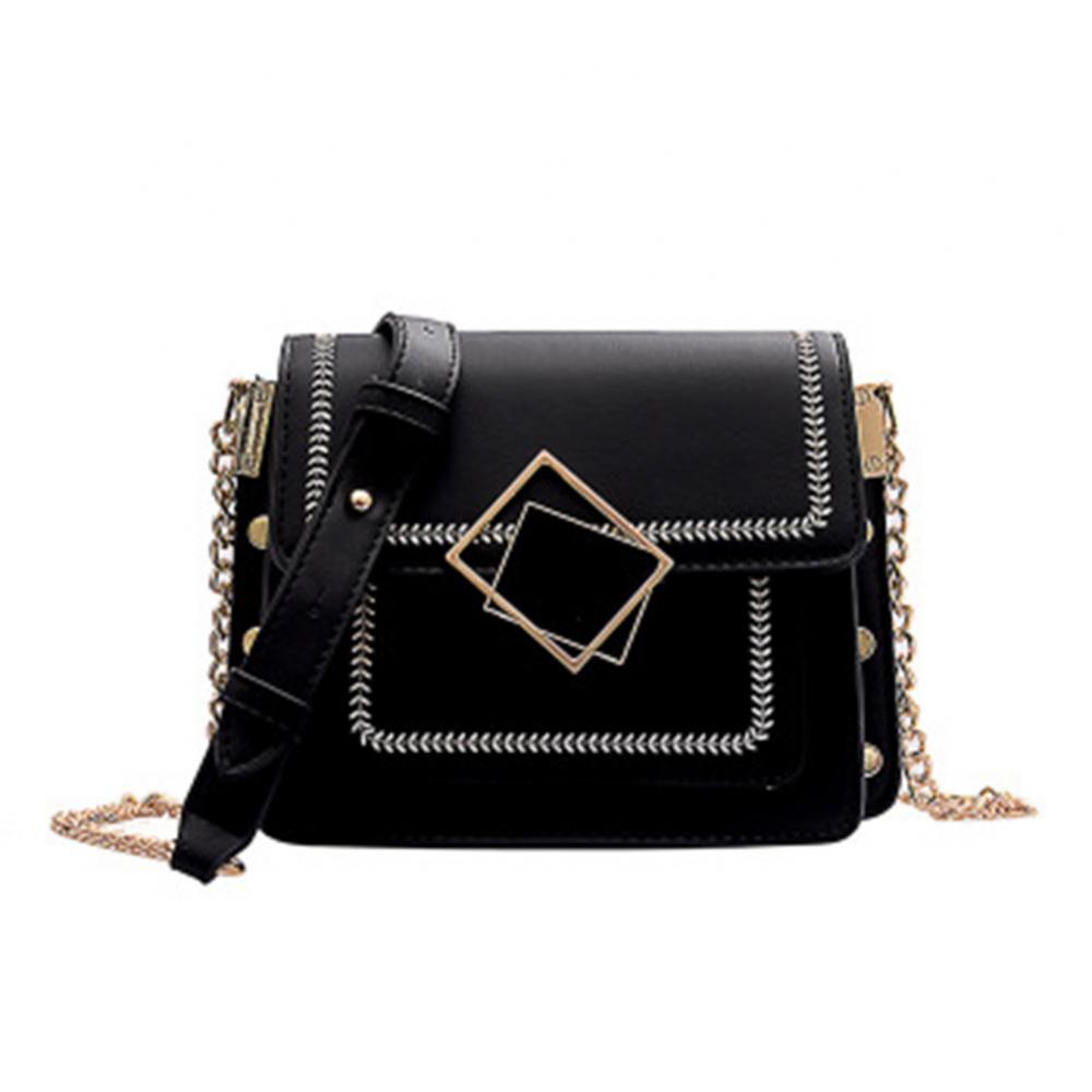 Sac bandoulière femme en cuir PU avec chaîne, idéal pour téléphone, clés et argent (modèle B5).