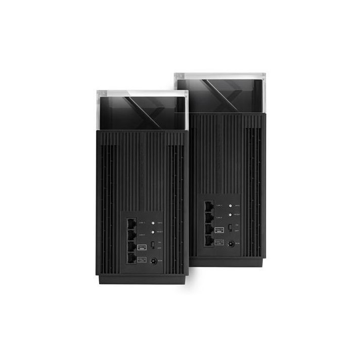 Router wireless tri-band Asus ZenWiFi Pro XT12 (confezione da 2, colore nero)