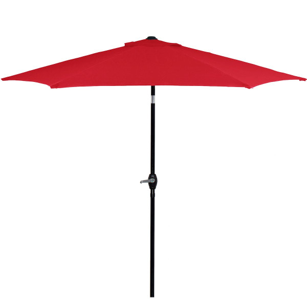 Parasol ogrodowy 260 cm składany z korbą na taras