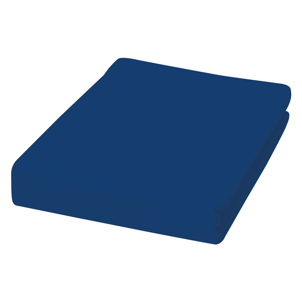 Toddler flannel fitted sheet, navy