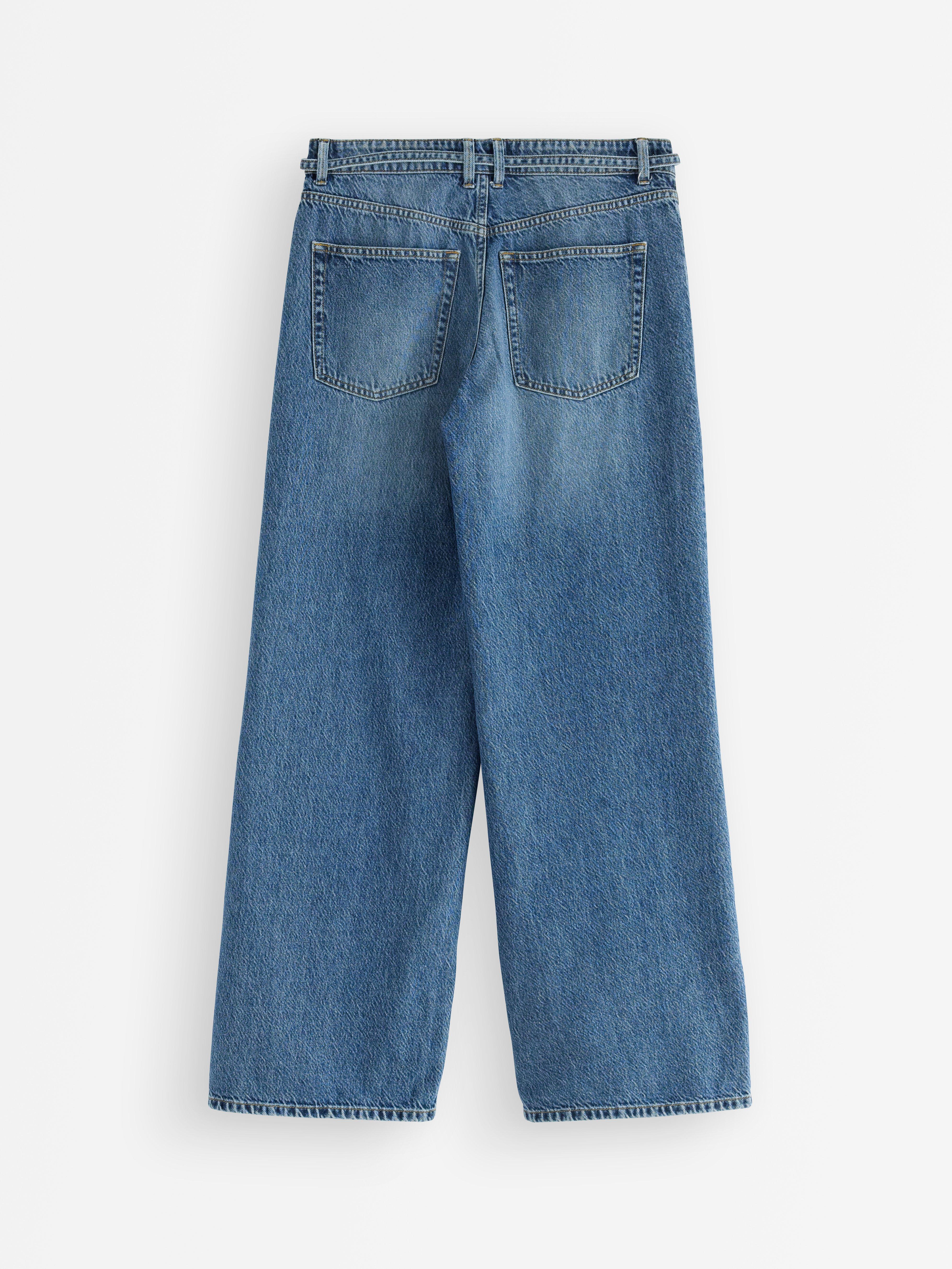 BREDE Peggy jeans med mellomhøy mid-rise Denimblå