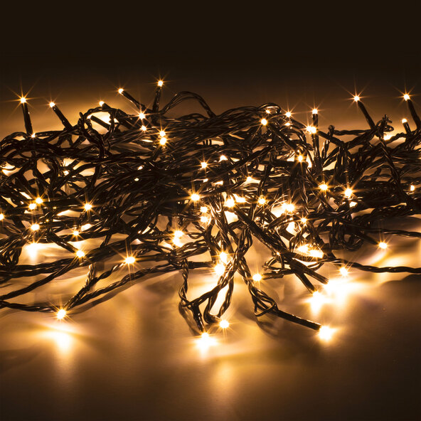 Ghirlandă luminoasă inteligentă pentru casă, alb cald, 120 LED-uri