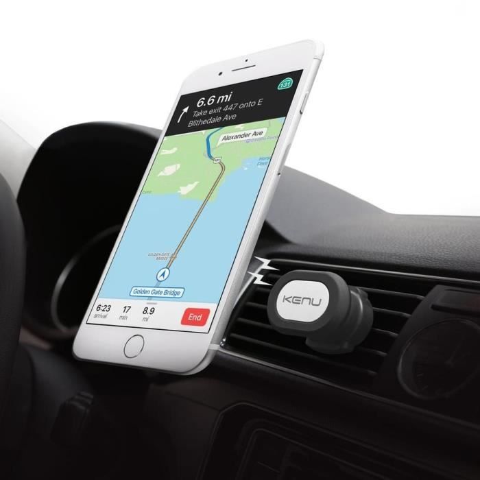 Suporte magnético para carro KENU Black Airframe