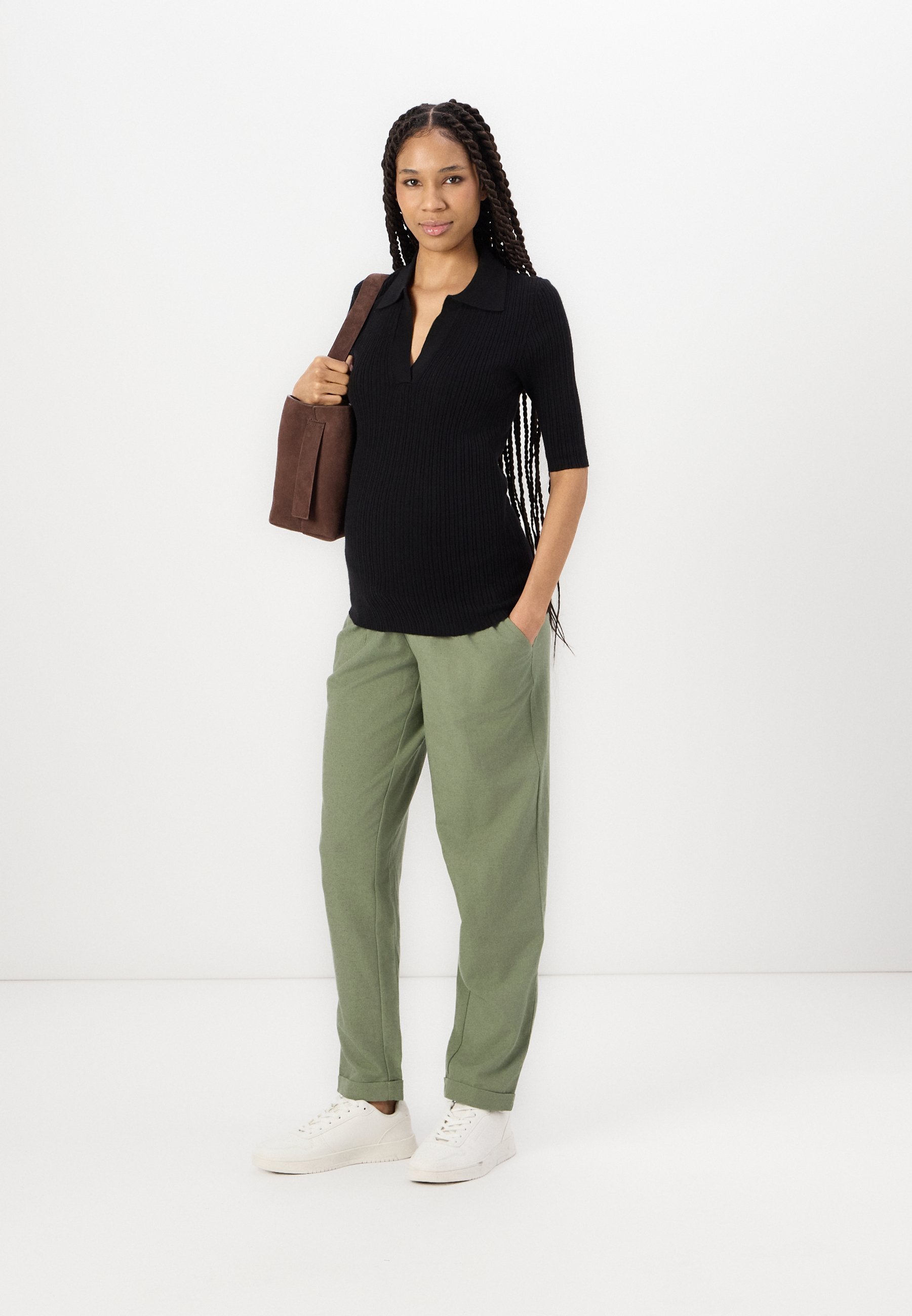 Vero Moda Maternity VMMHOLLY - Trui - zwart