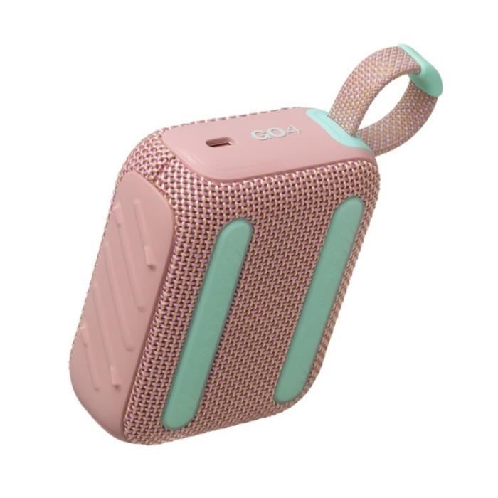 Altavoz Bluetooth ultraportátil - JBL GO 4 - Bluetooth 5.3 - Rosa