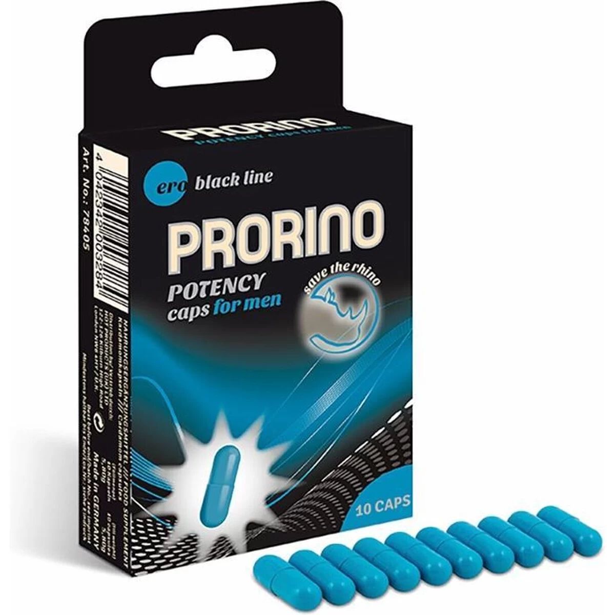 Prorino Potenskapslar för män