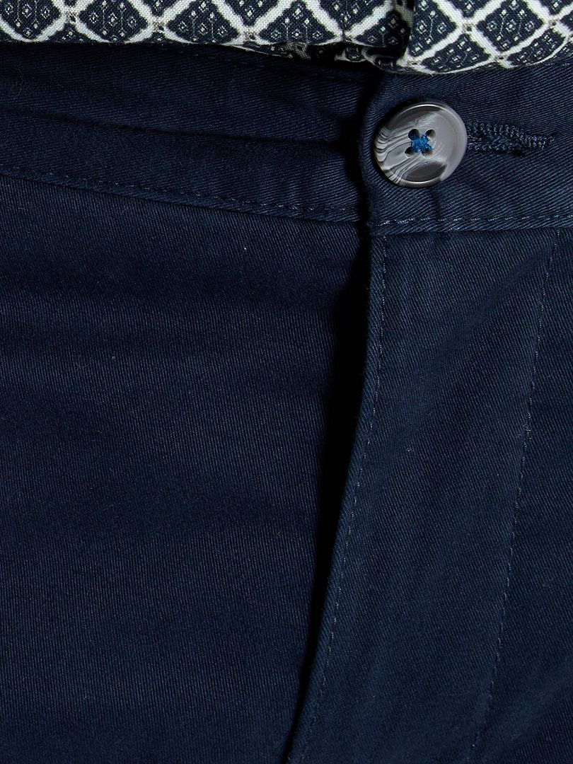Pantalones chinos ajustados L30 - Azul