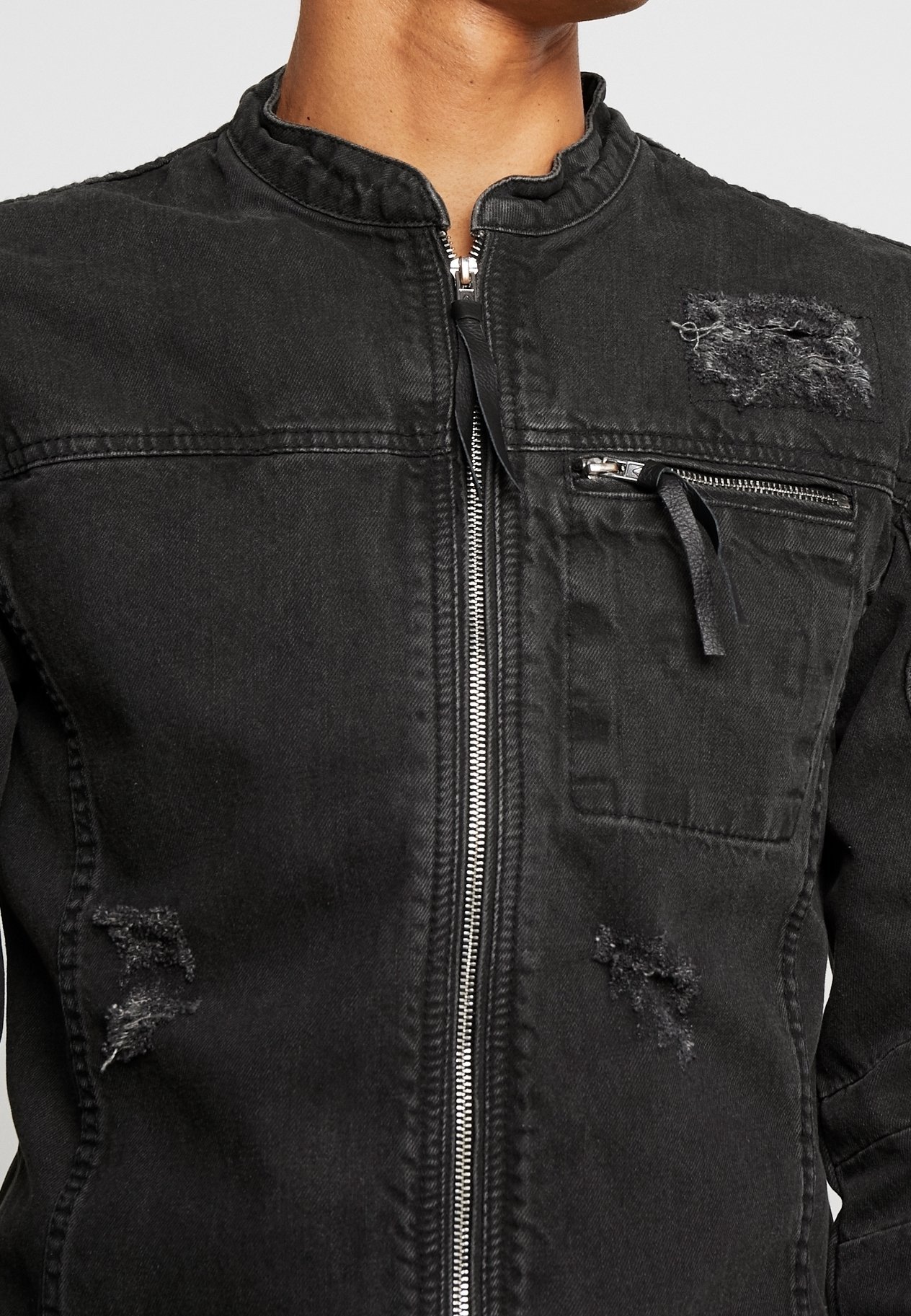 Be Edgy Jeansjacke – schwarz