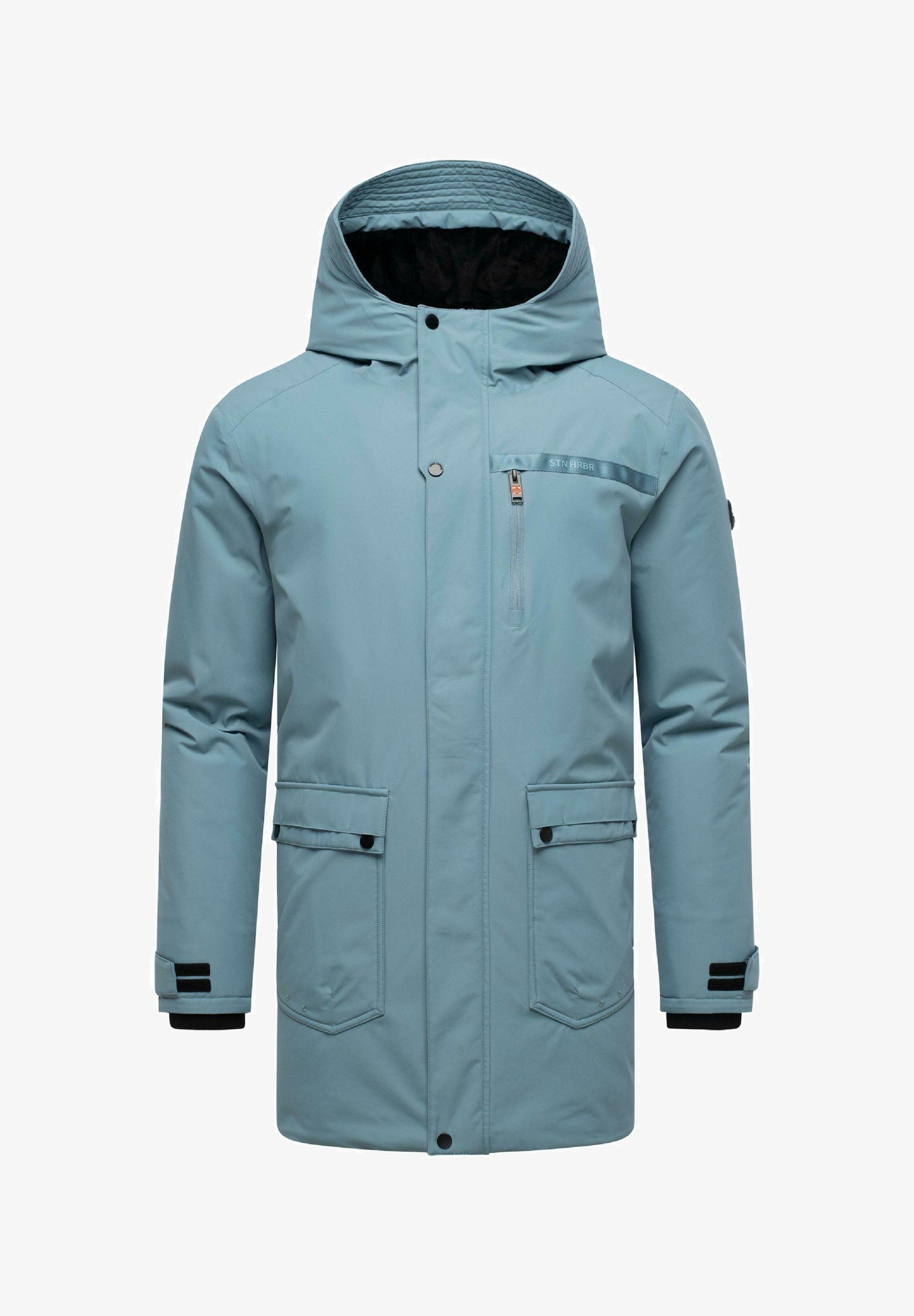 Parka STONE HARBOUR - mroźny błękit