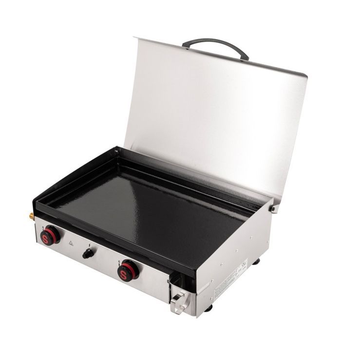 Grelha a gás Arenc de 6 kW com 2 queimadores - Somagic