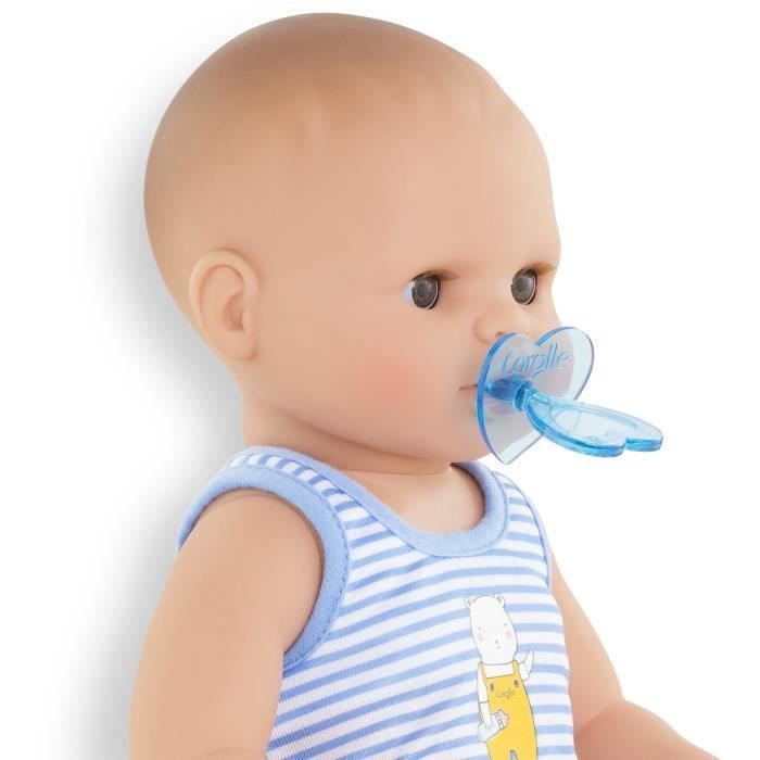 Corolle - Mon Grand Poupon - Paul fait pipi - Poupon 36cm sexué au corps vinyle - Dès 2 ans