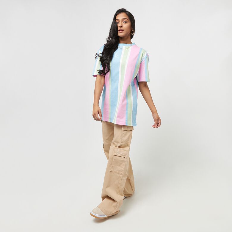 Small Signature Oversized Stripe Tee