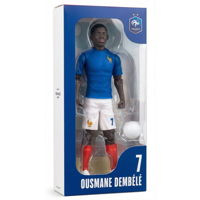 Figura articulada - Seleção Francesa - MEGABLEU - Dembélé número 7 - 20 cm