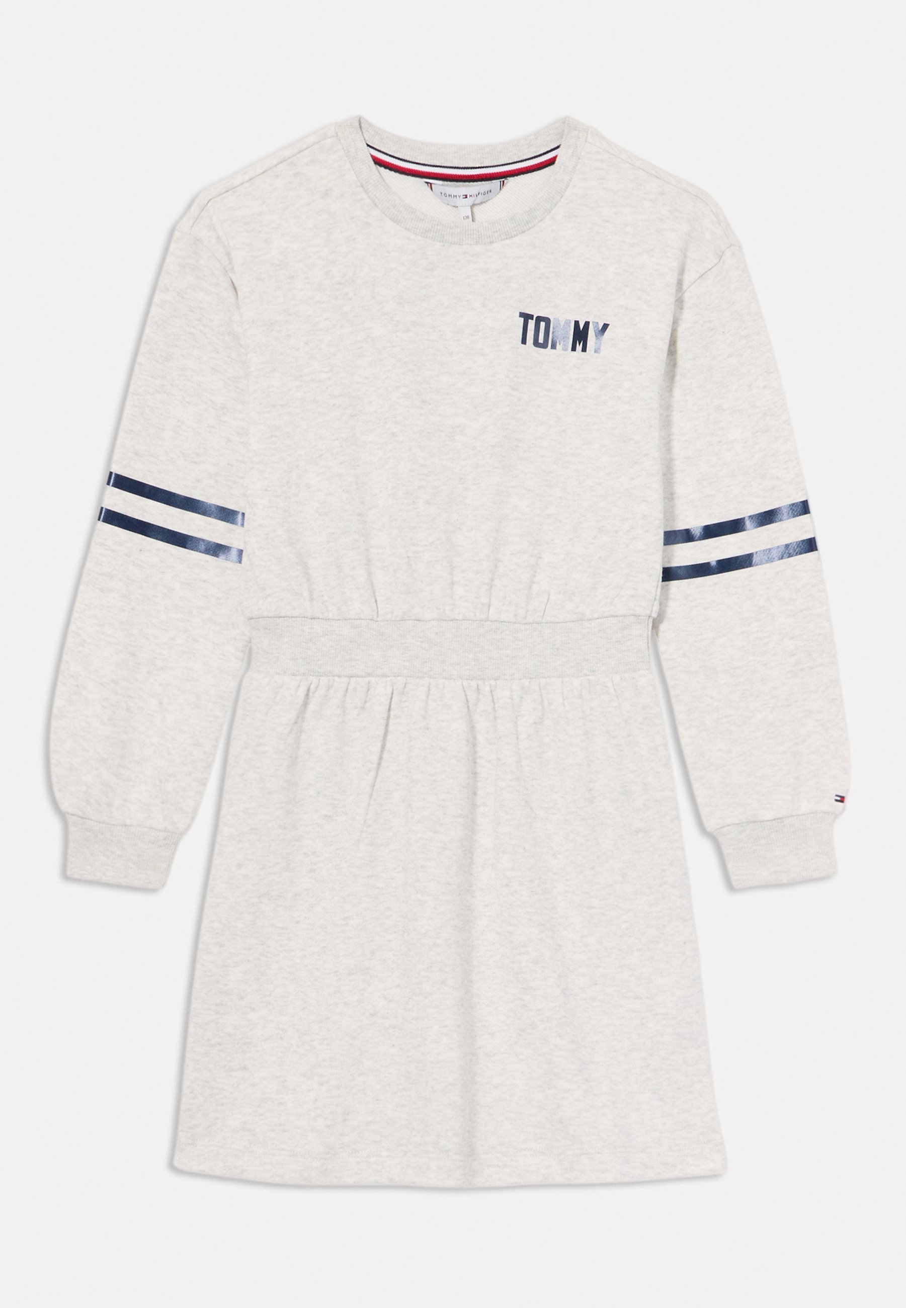 Robe Tommy Hilfiger à appliqués - Robe en jersey - grise