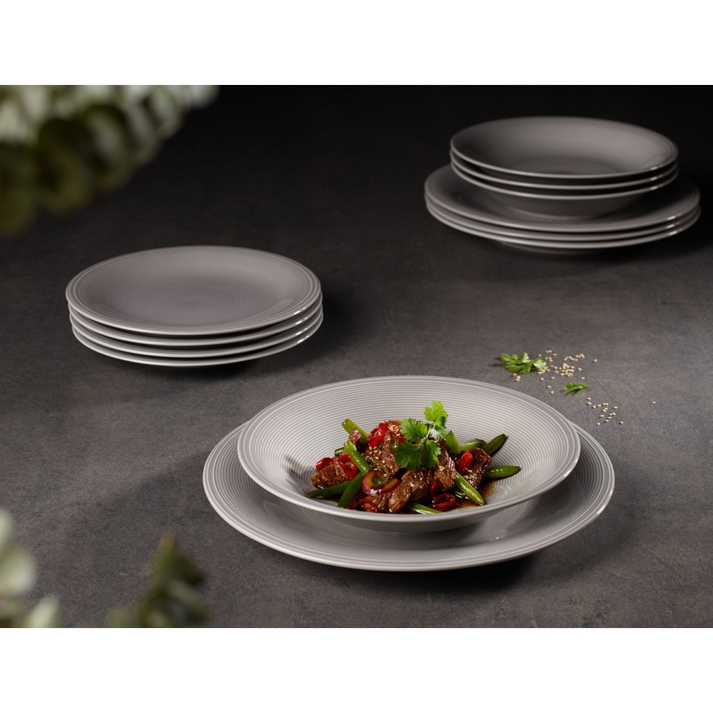 Villeroy & Boch dziļais šķīvis, Loop Stone krāsā – 1 gab.
