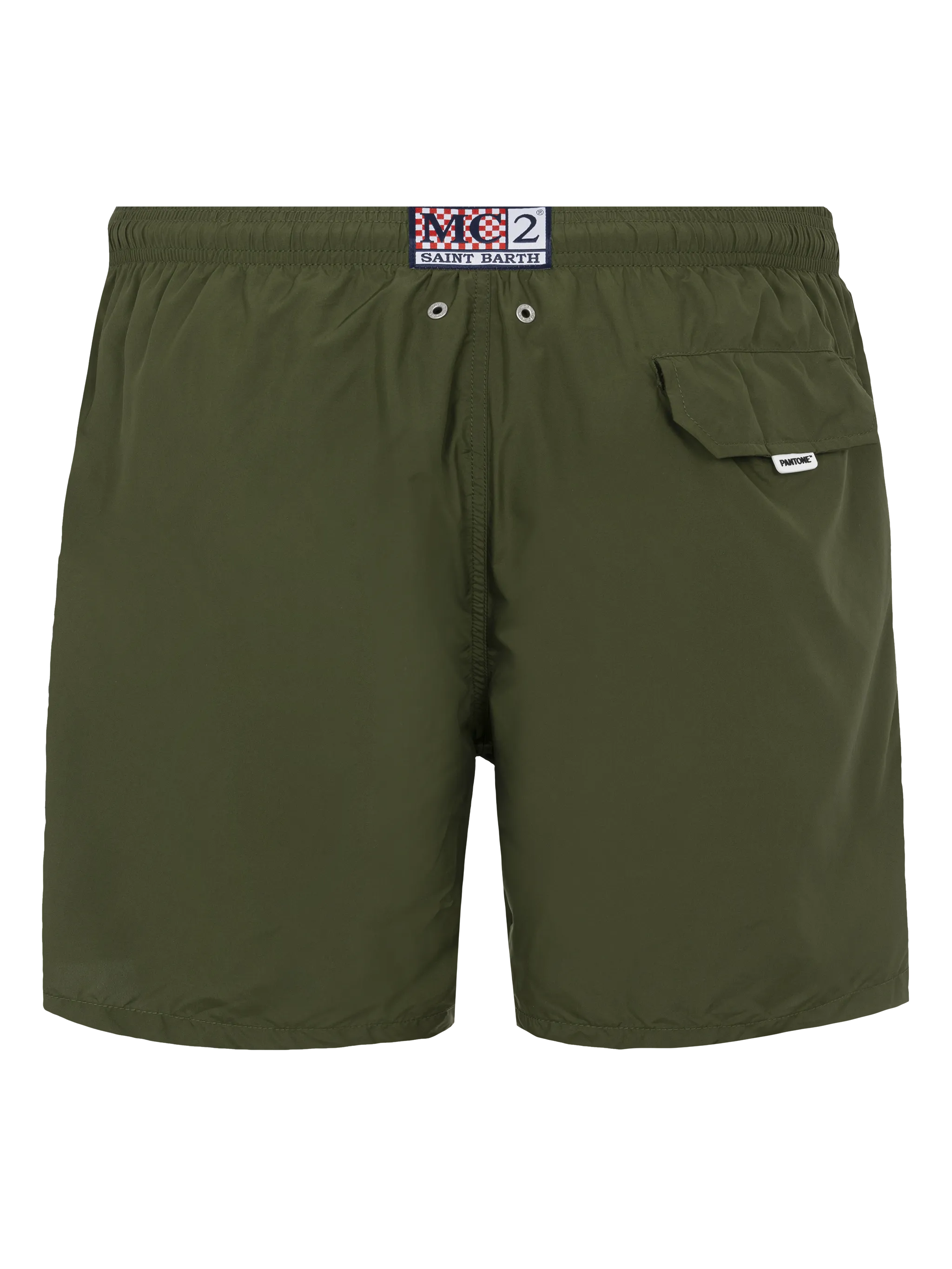 Costume mare Lighting Pantone in tessuto leggero verde militare | PANT