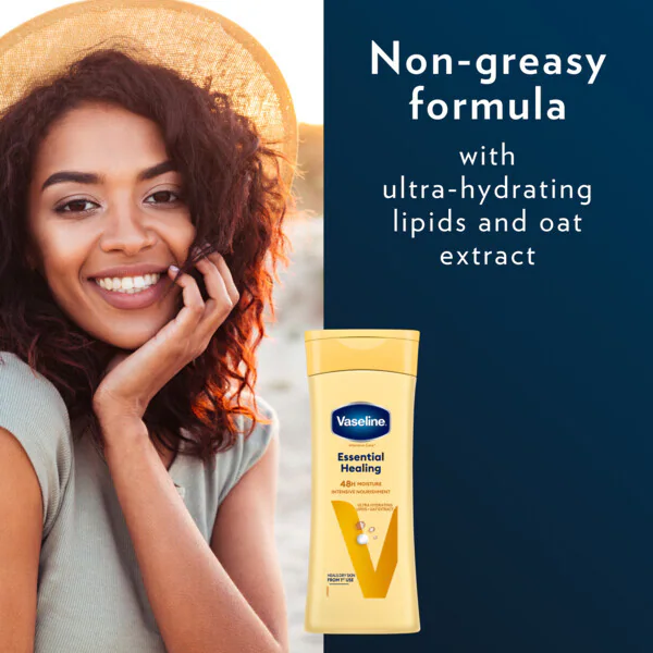 Tělové mléko Vaseline Intensive Care Essential Hojivá péče 400ml