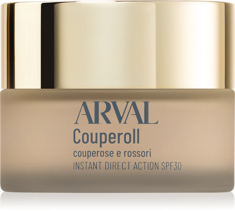Arval Couperol Instant Direct Action FPS 30 Creme calmante para pele sensível com tendência à vermelhidão.