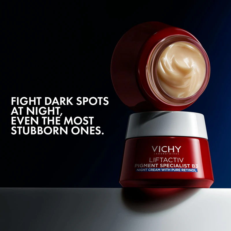 Creme noturno Vichy Liftactiv Pigment Specialist B3 com retinol