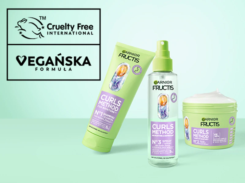 Shampoo hidratante Garnier Fructis Curls Method para cabelos cacheados e ondulados