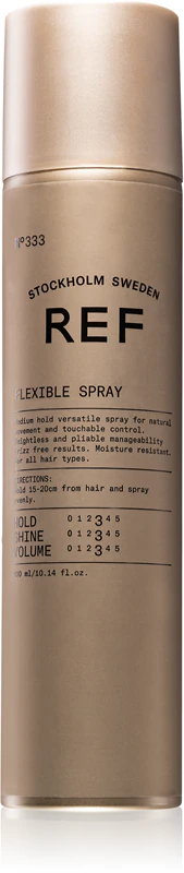 REF Spray flexível para cabelos, para regeneração flexível.