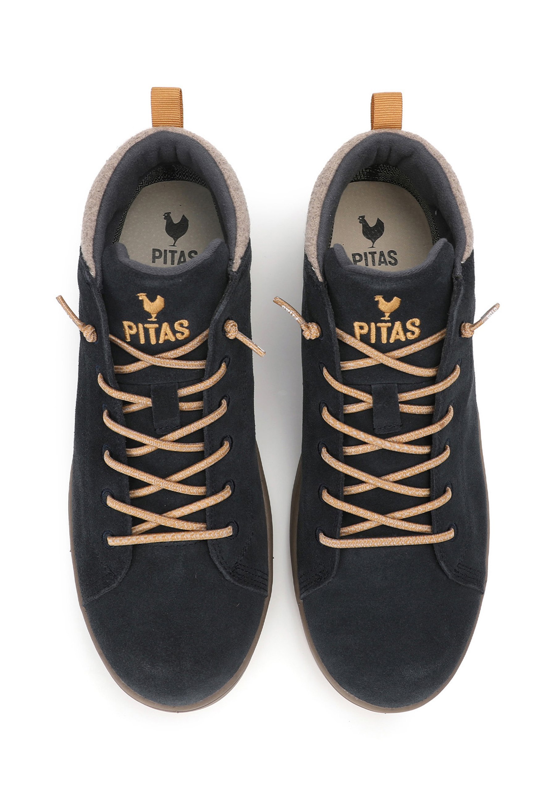 Pitas hoge sneakers - marineblauw
