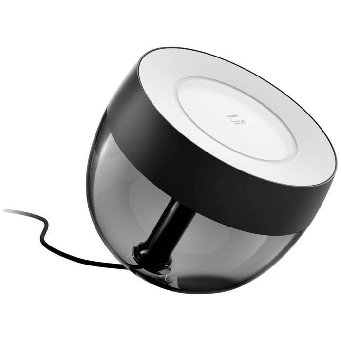 Lámpara Philips Hue White & Color Ambiance Iris, compatible con Bluetooth, negra, funciona con Alexa, Google Assistant y Apple.