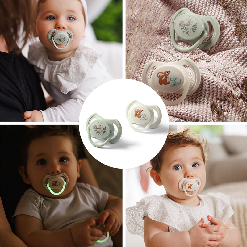BabyOno Take Care Symmetrische siliconen fopspeen