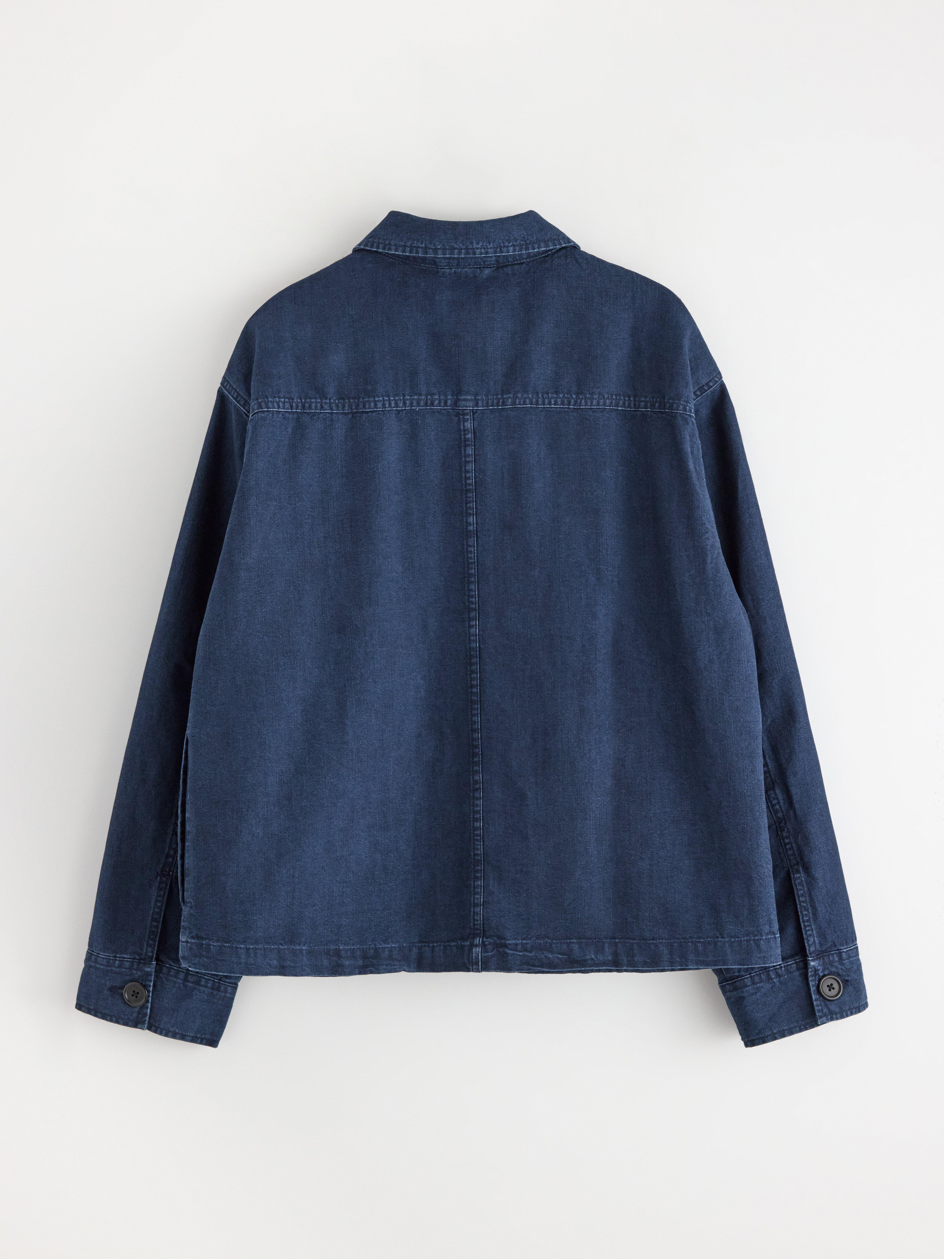 Camicia in denim blu