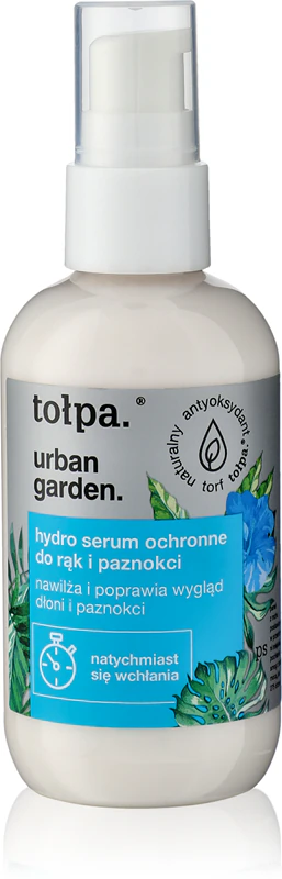 Tołpa Urban Garden Protective Hydro Serum é um sérum hidratante intensivo para mãos e unhas.
