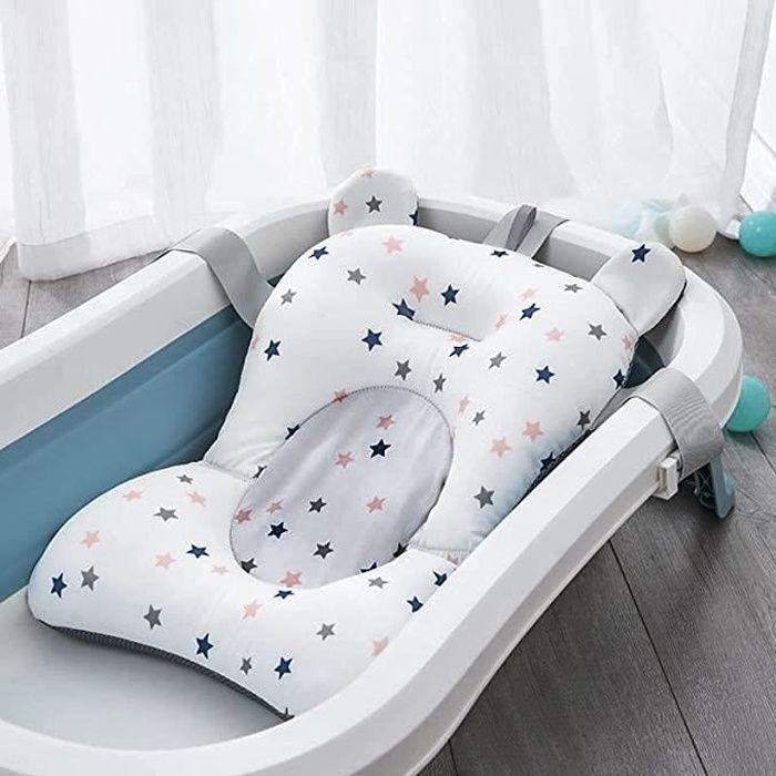 XJYDNCG Baby Bath Cushion, Newborn Bath Seat, Non-Slip Bath Mat
