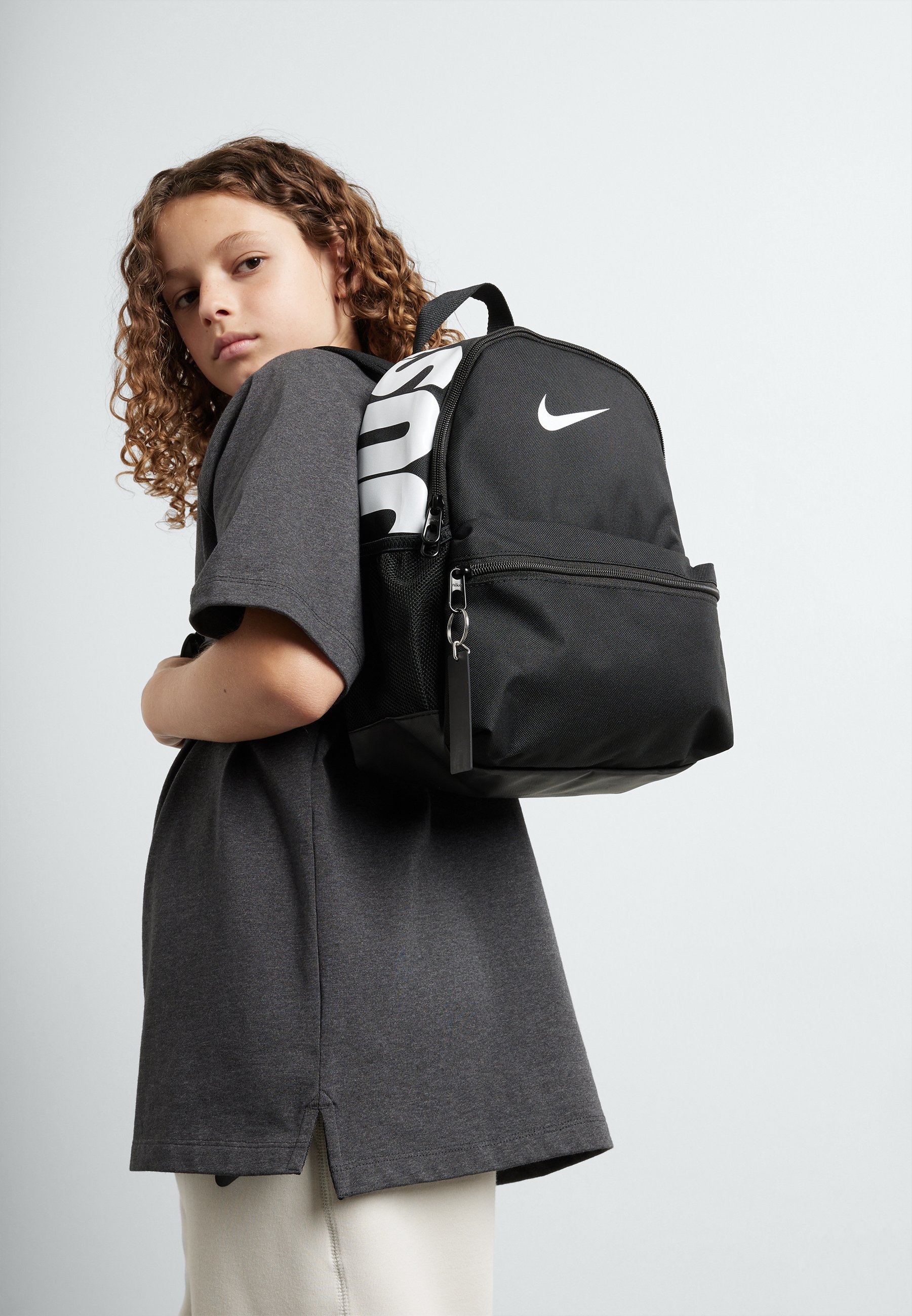 Nike Sportswear MINI UNISEX - Rugzak - zwart/zwart/(wit)