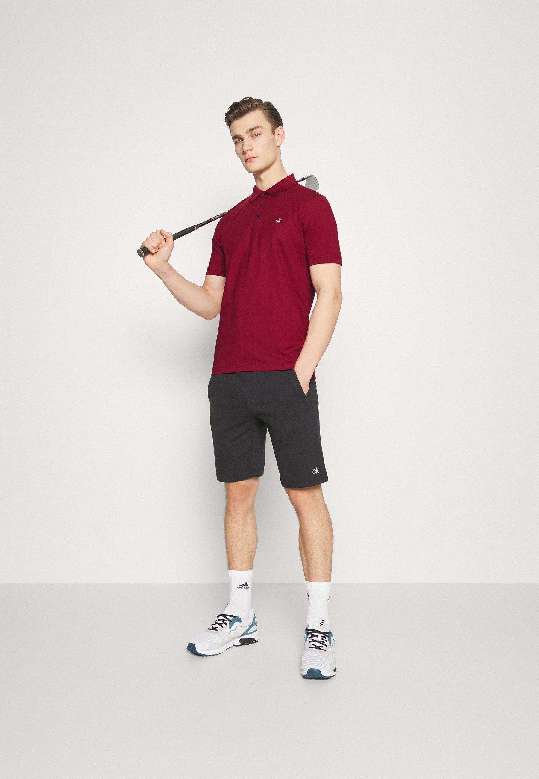 Polo Calvin Klein Golf PLANET - bordeaux