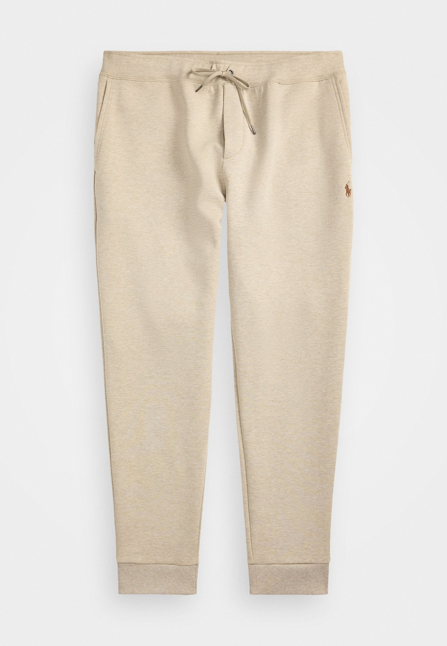 Polo Ralph Lauren Big & Tall DUBBELGEBREIDE JOGGINGBROEK - Trainingsbroek - Toscaans beige gemêleerd