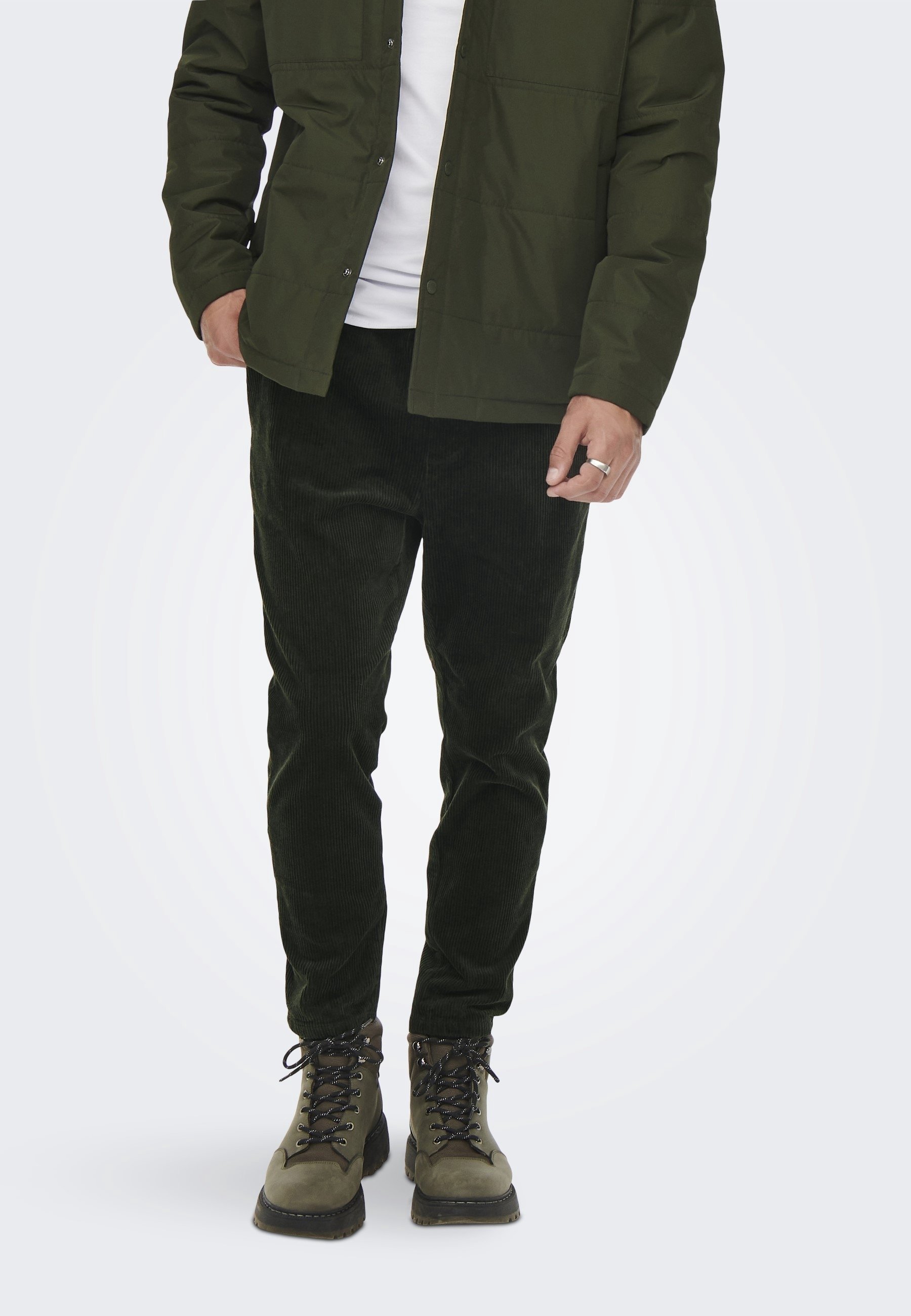 Only & Sons broek - donkergroen