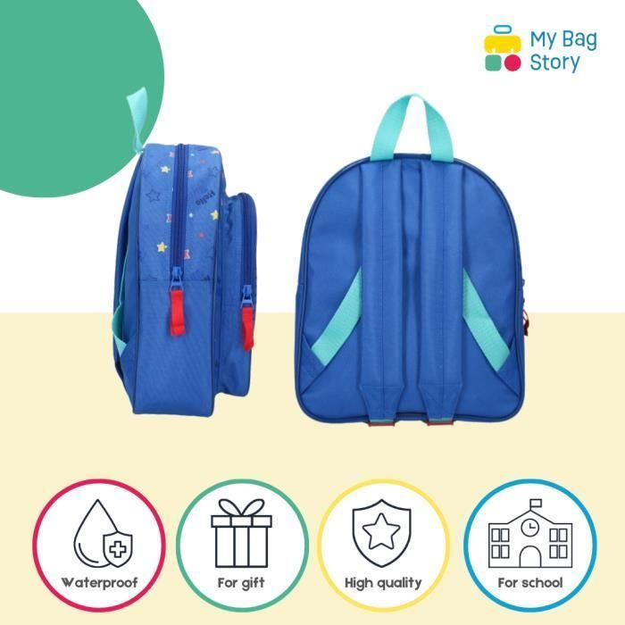mybagstory - Zaino - Spiderman - Bambino - Scuola - Scuola materna - Asilo nido - Scuola primaria - Ragazzo - Misura 30 cm - Idea regalo