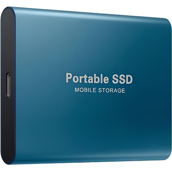 Disque Ssd Externe Portable Haute Vitesse - 500Go - Vert
